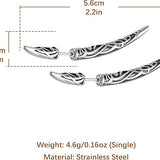 AsAlways Gothic Punk Spike Taper Stud Oorbellen Voor Mannen Vrouwen Schroef Piercing Sharp Taper Oorbel Sieraden Gift