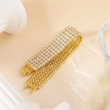 HZMAN Tennis Bracelet for Women Dainty Classic 18K Gold Plated Cubic Zirconia Tennis Bracelets Multilayer Crystal Bracelet Jewelry Gift