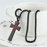 HZMAN Baseball Cross Pendant, I CAN DO ALL THINGS STRENGTH Bible Verse Stainless Steel Necklace , Stainless Stee